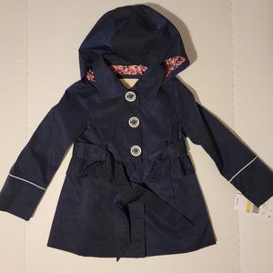 NWT- Michael Kors True Navy Coat - Size 4t